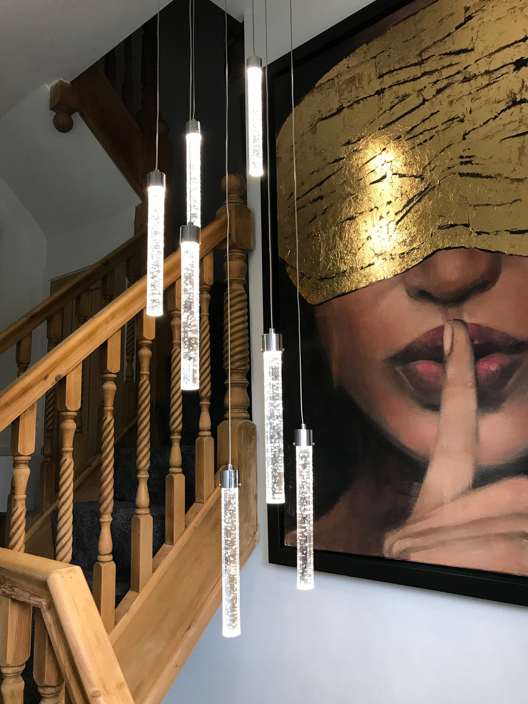 Sydney 7-Light Spiral Pendant Chandelier