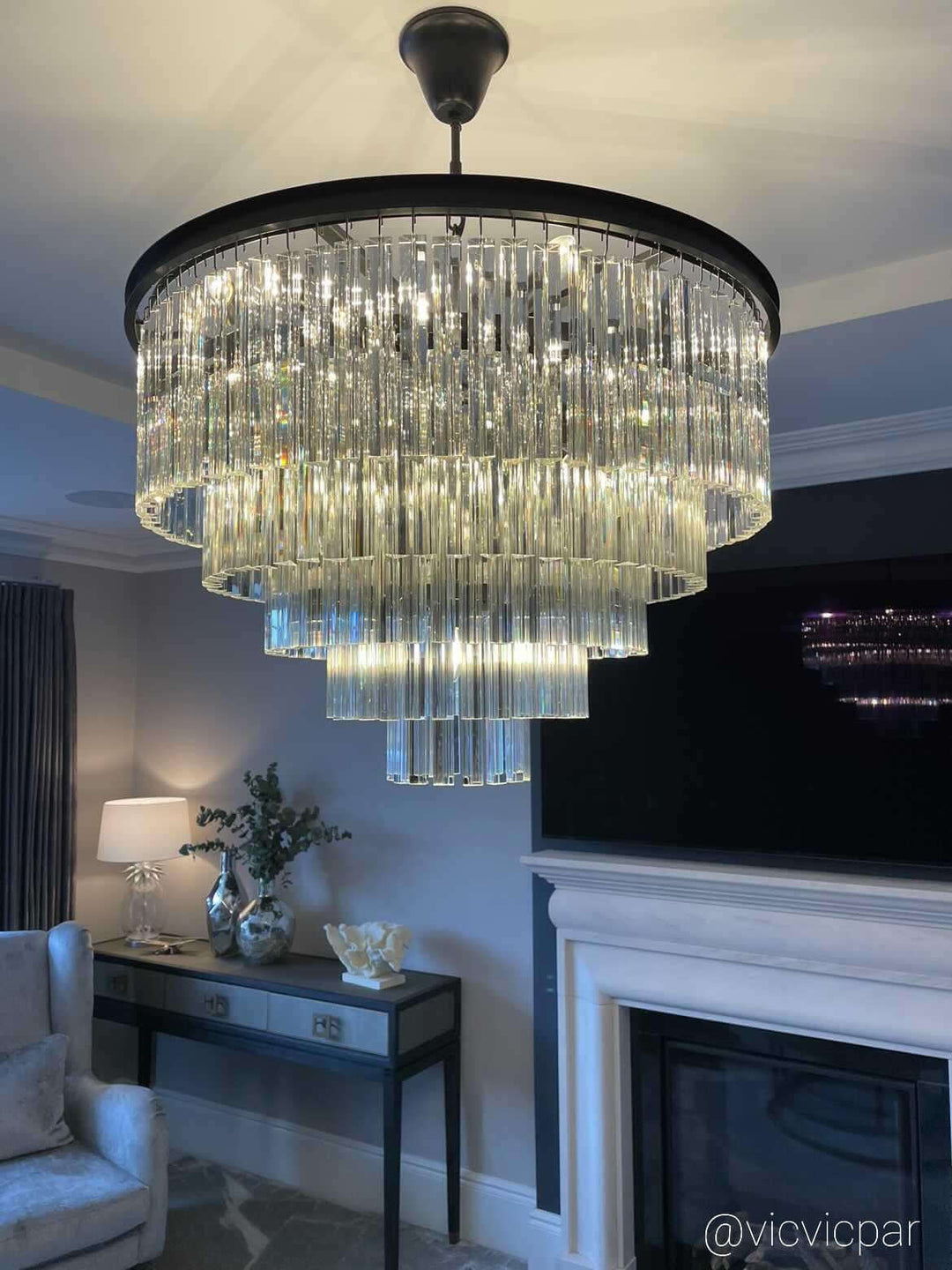 Seville Tiered Crystal Chandelier