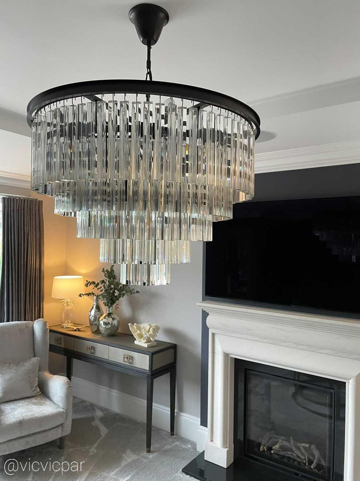 Seville Tiered Crystal Chandelier