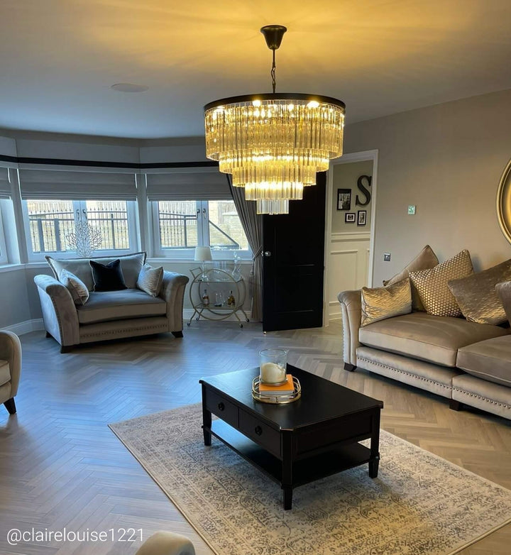 Seville Tiered Crystal Chandelier