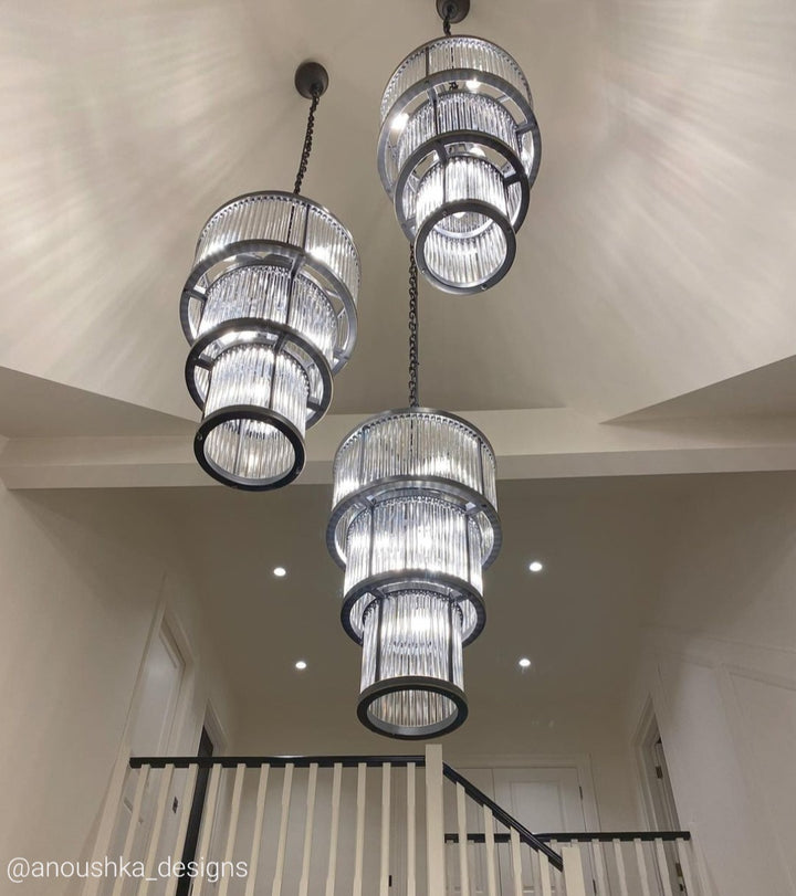 Lucia Three Tier Chandelier - 2 COLOURS
