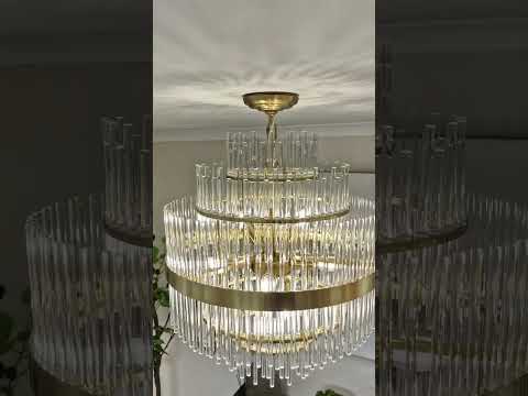 Euston Small Gold Chandelier