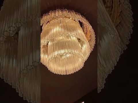Murcia Large Flush Chandelier – Matt Gold