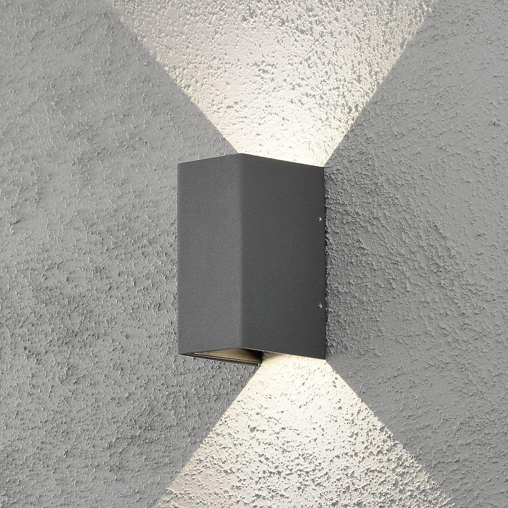 Outdoor Wall Light - Konstsmide Cremona Large Wall Light Anthracite