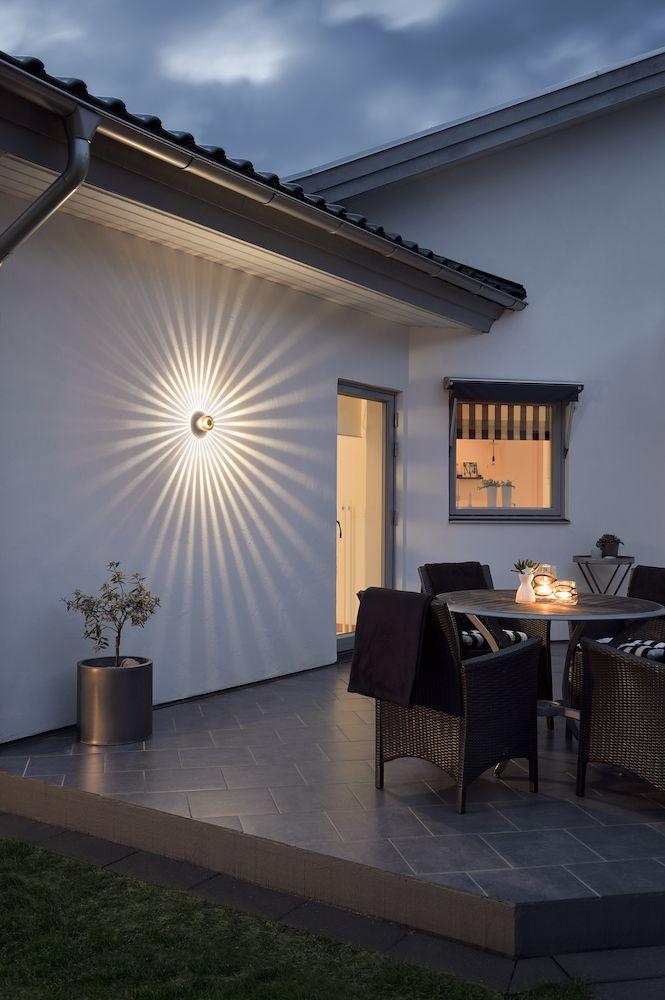 Outdoor Wall Light - Konstsmide Monza Wall Light Aluminium