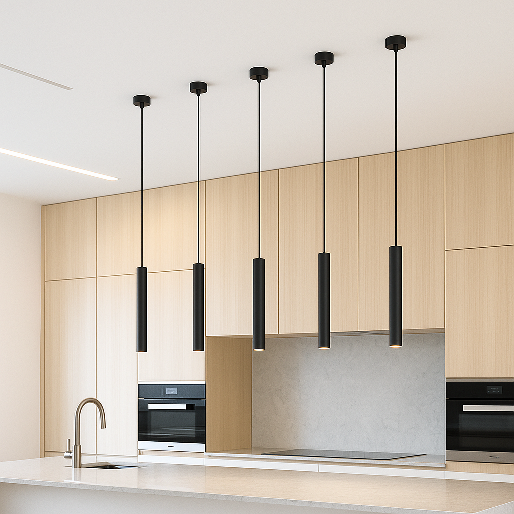 Metal & Modern Pendants for Kitchen Islands