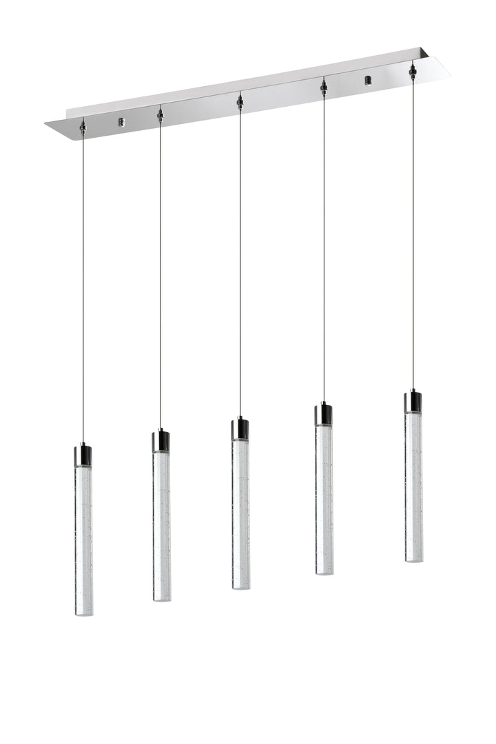 Sydney 5-Light Bubble Glass Pendant Bar