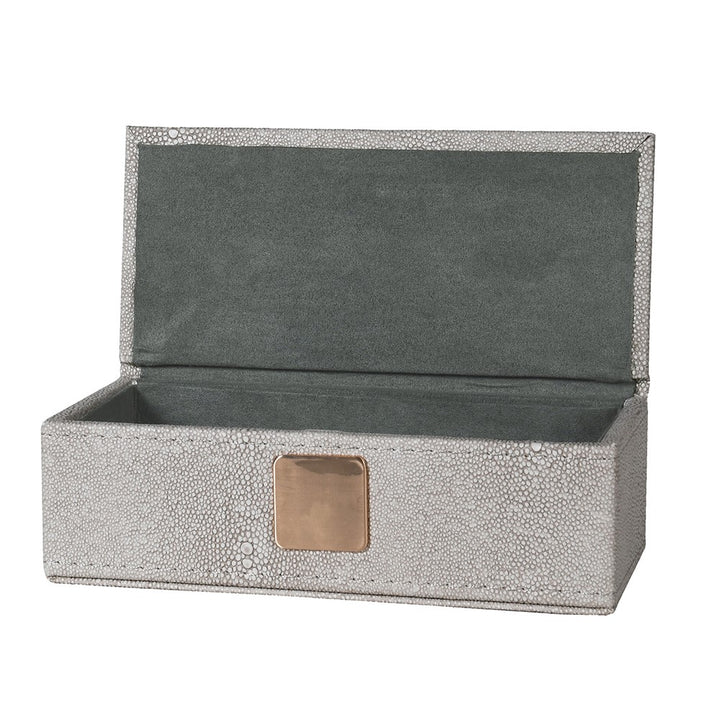 Ivory Shagreen Trinket Box
