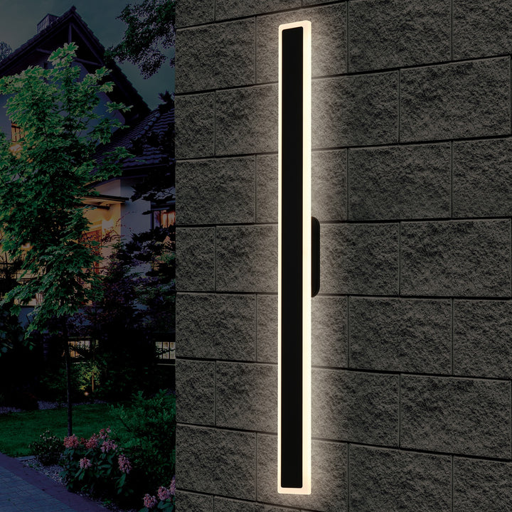 Forster Outdoor Linear Wall Light Black