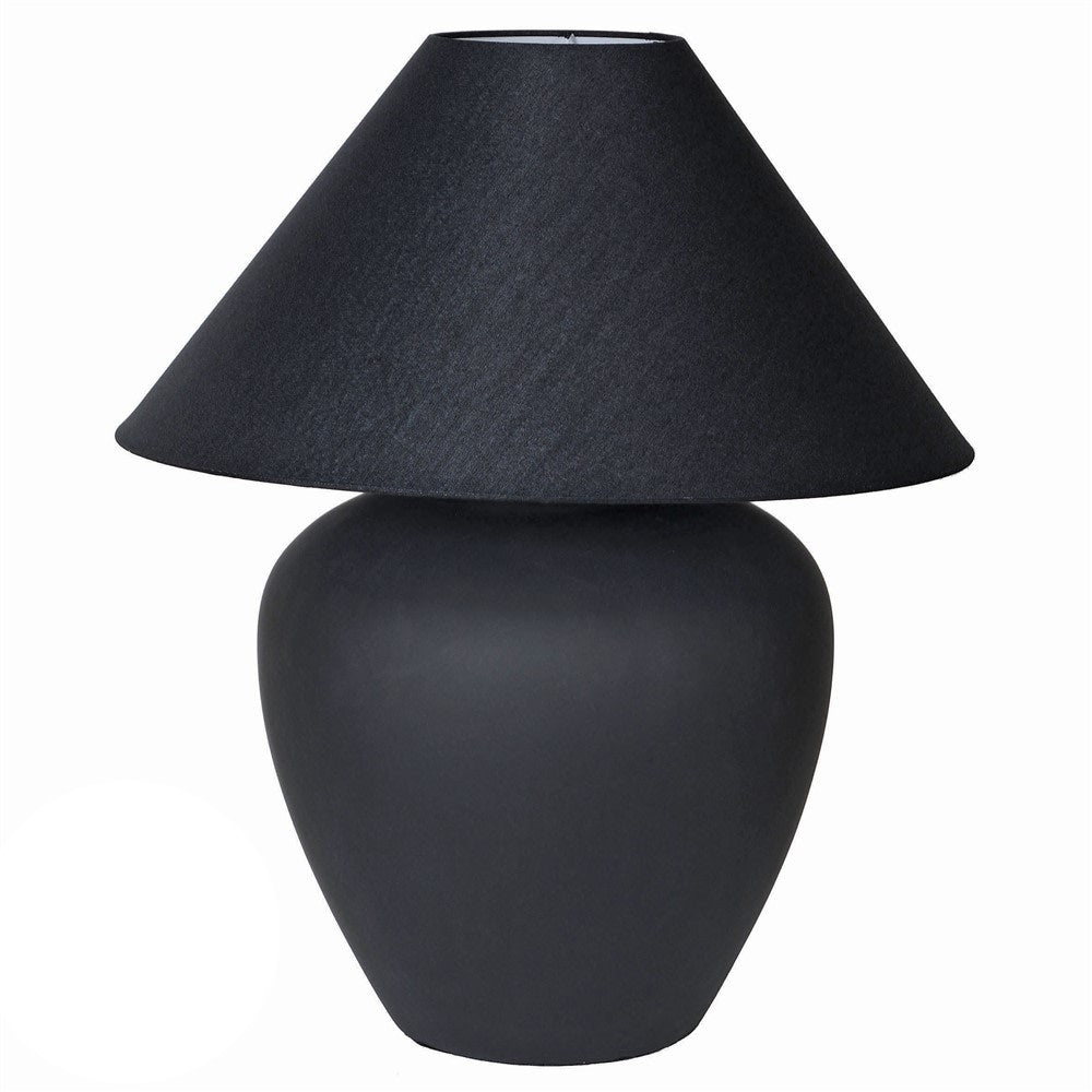 Belle Extra Large Black Ceramic Table Lamp