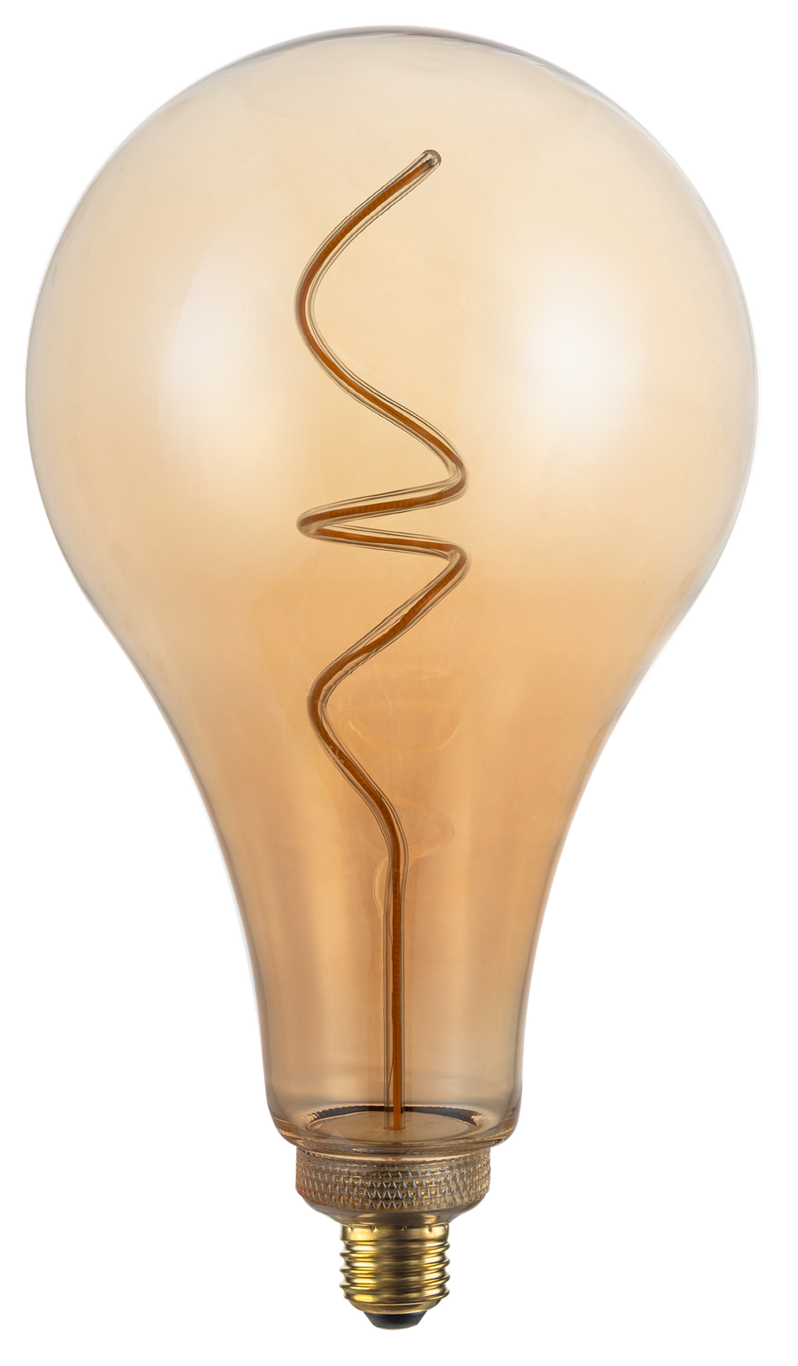 Extra Large Pear Shaped Amber LED Light Bulb The Lighting Vault