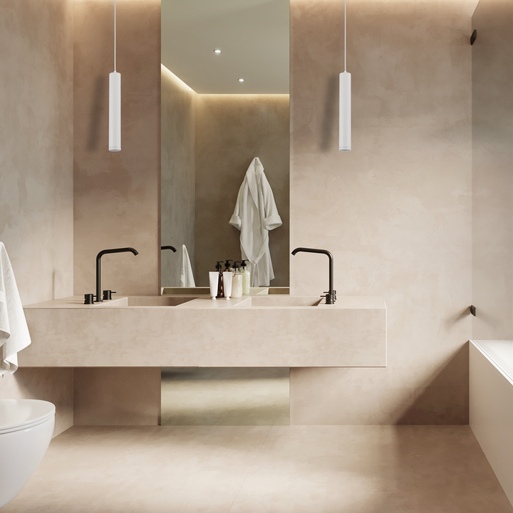 Europa Lighting Prague Bathroom Pipe Pendant - 2 COLOURS