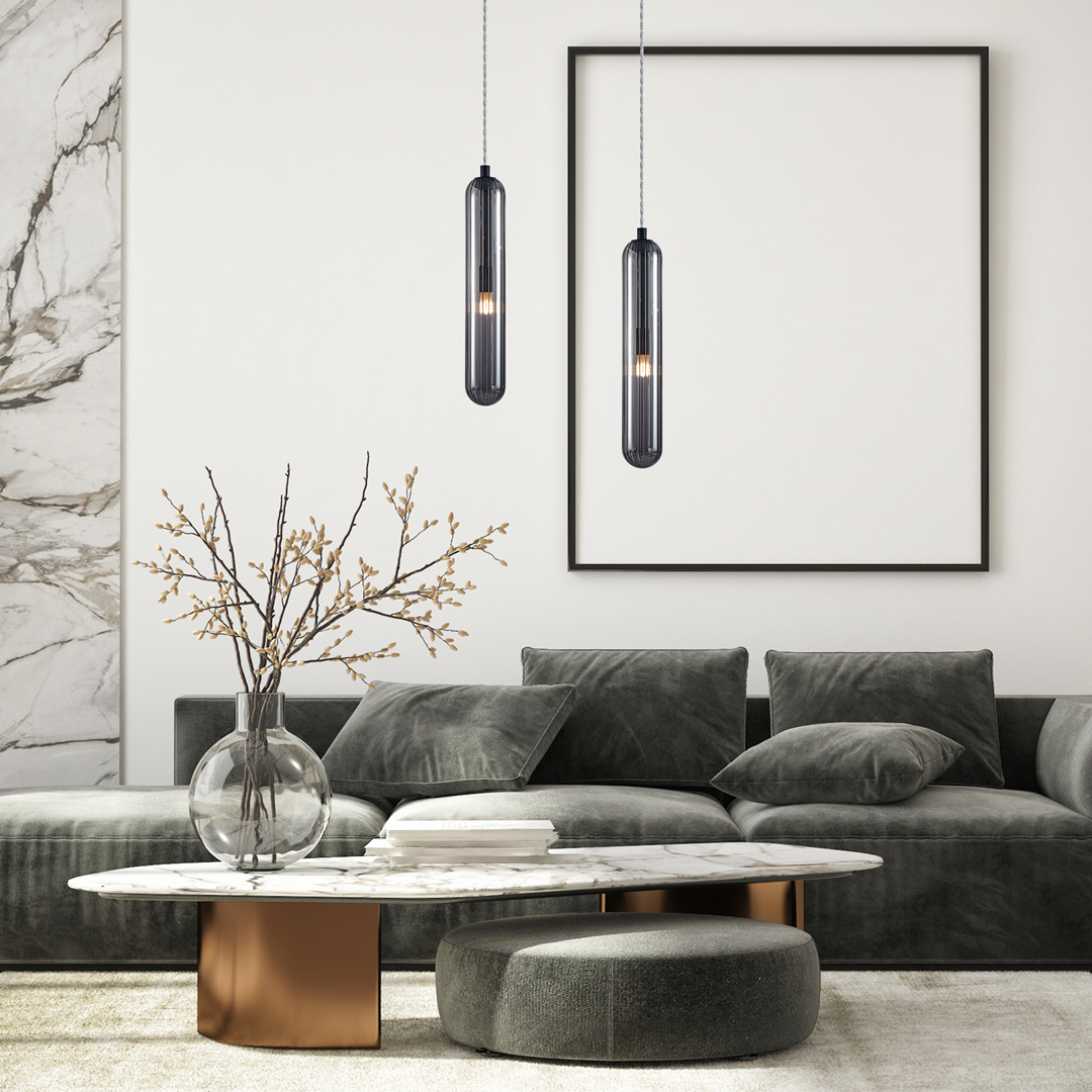 Europa Lighting Florence Single Pendant - 2 COLOURS