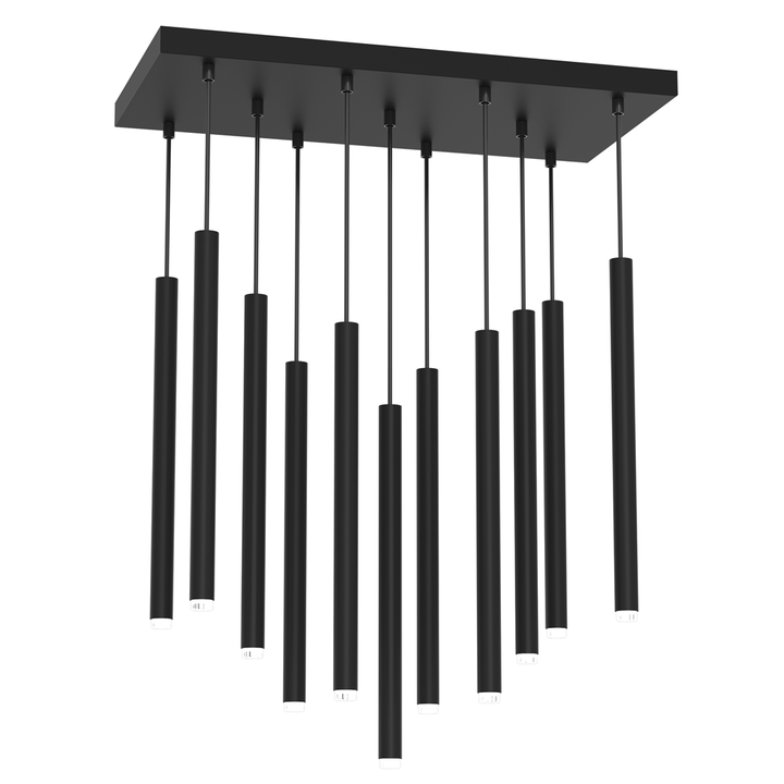 Europa Lighting Lisbon 11lt Pendant Bar Black