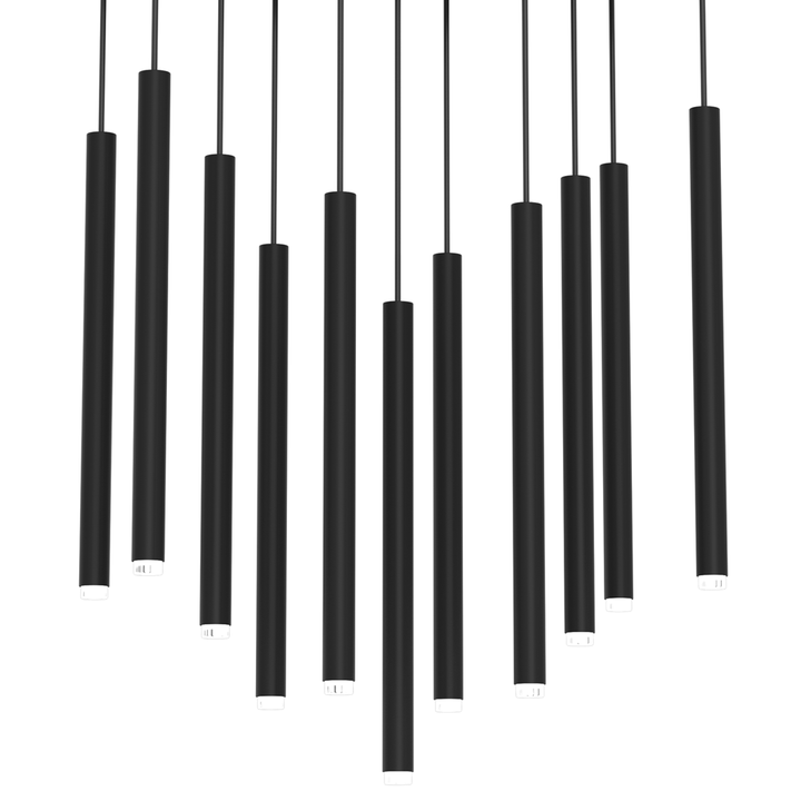 Europa Lighting Lisbon 11lt Pendant Bar Black