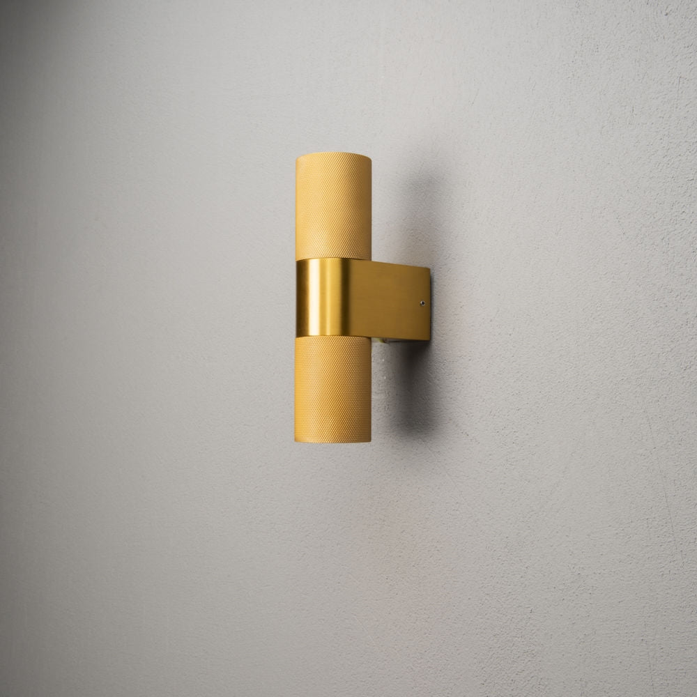 Naples Knurled Double Wall Light - 3 COLOURS