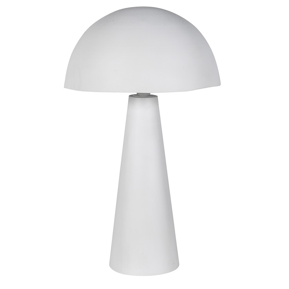 White Dome Table Lamp