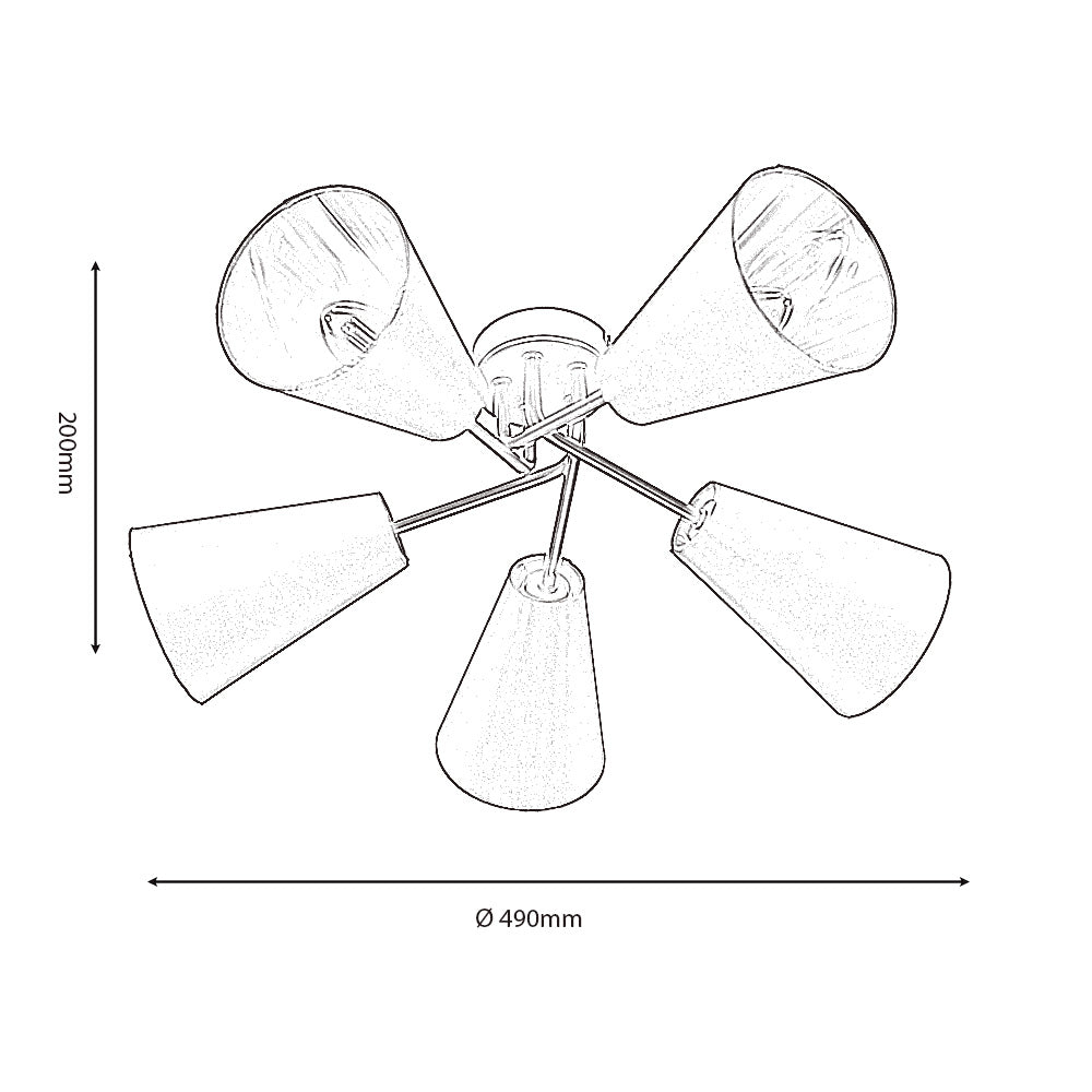 Preston 5lt Semi Flush