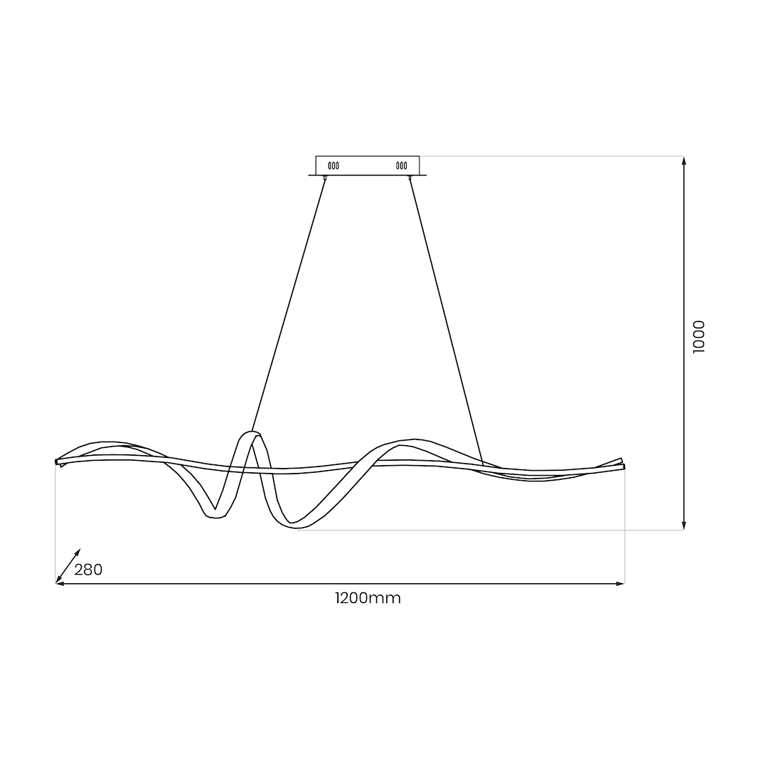 Europa Lighting Parma LED Pendant Bar