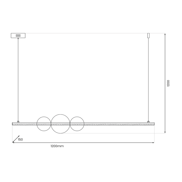 Europa Lighting Genova LED Pendant Bar