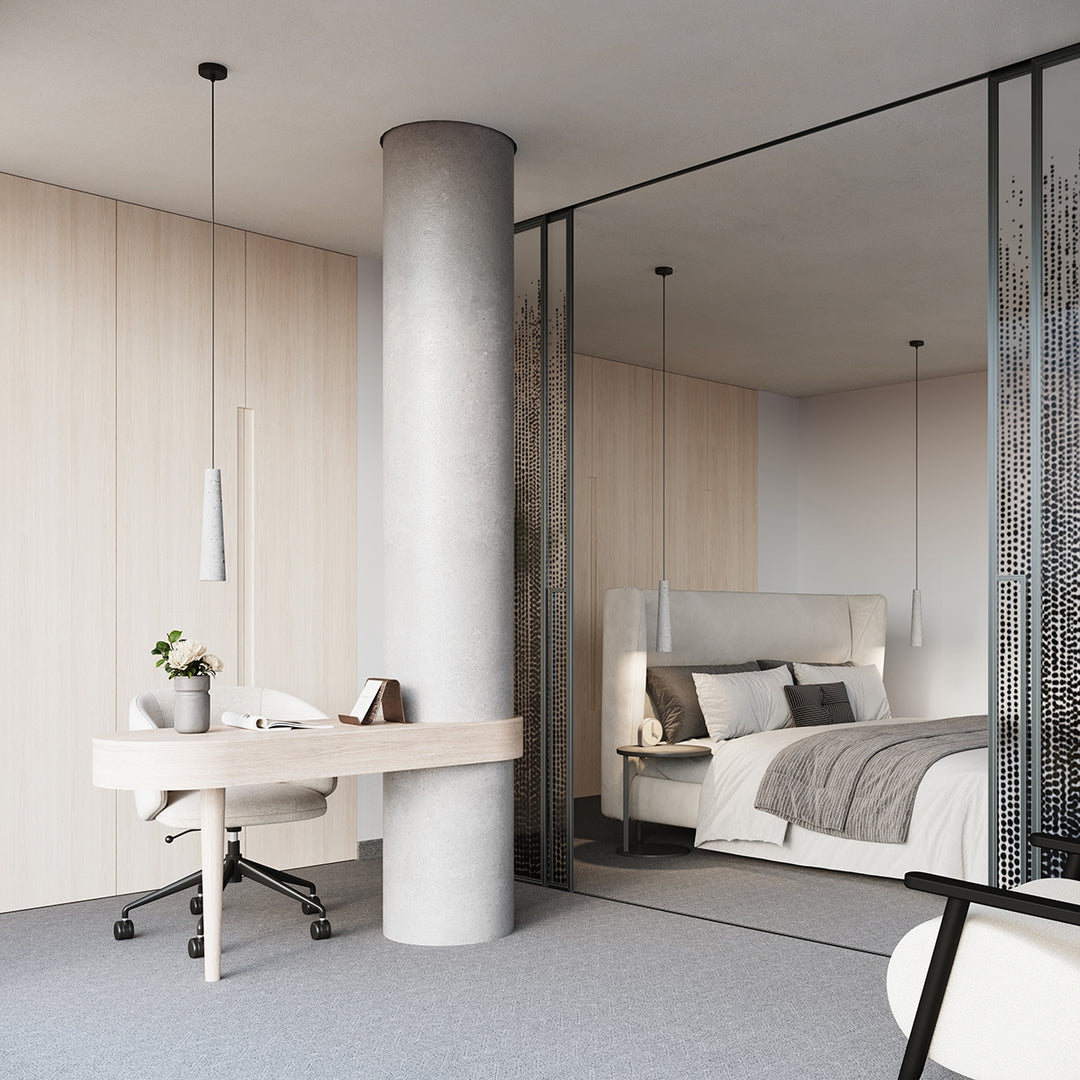Bonavista Single Pendant Concrete