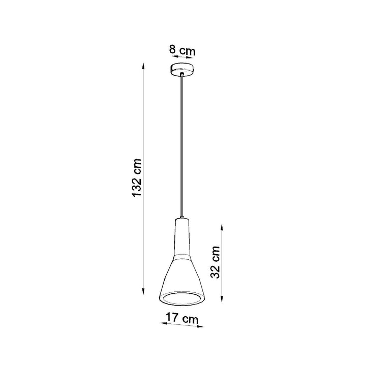 Brantford Single Pendant Concrete