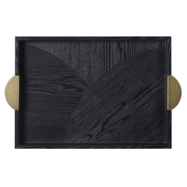 Black And Gold Styling Tray