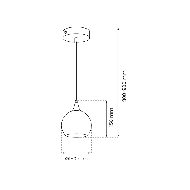Monte Pendant Gold - 2 SIZES