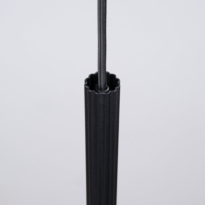 Argentia Ribbed Tube Pendant Light