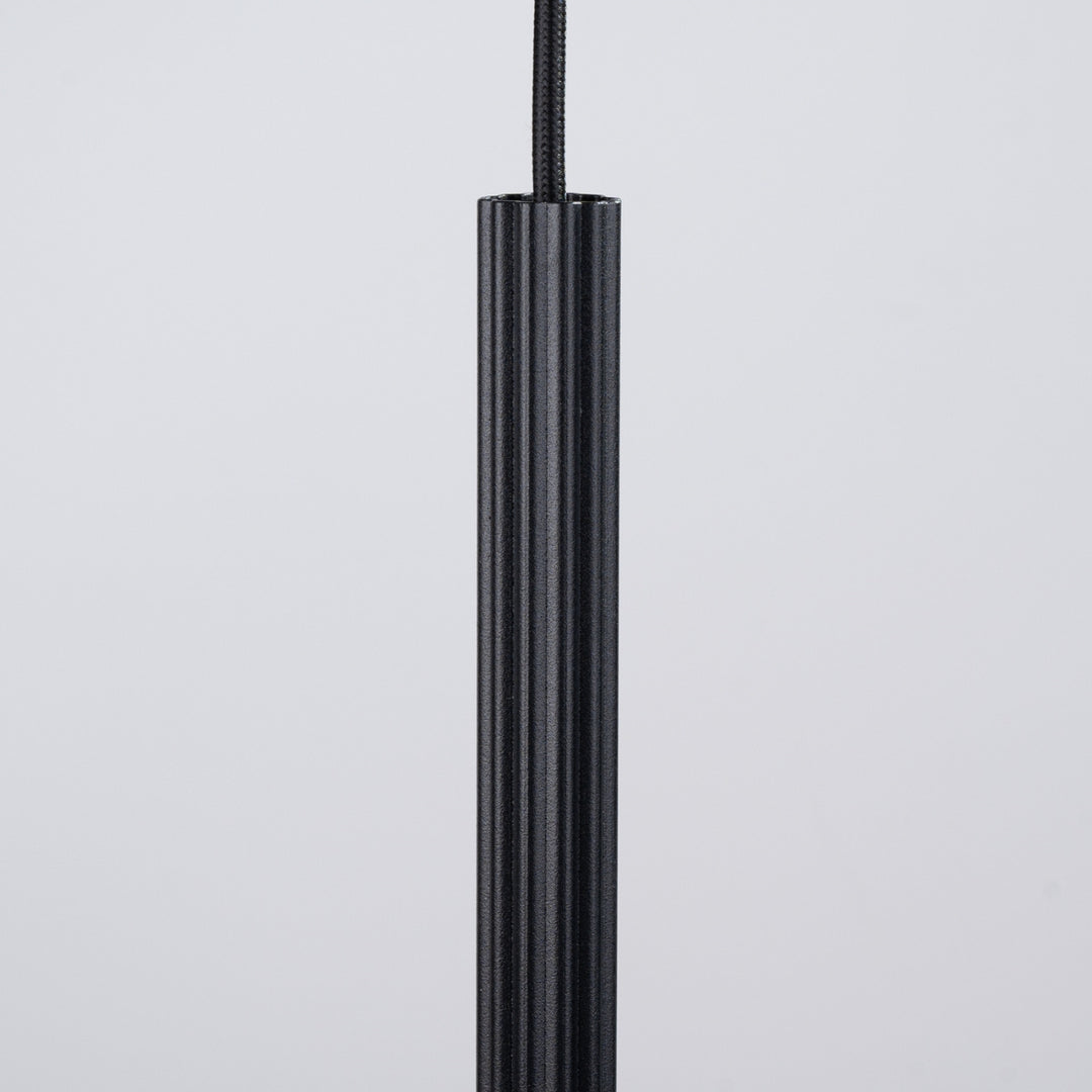 Argentia Ribbed Tube Pendant Light
