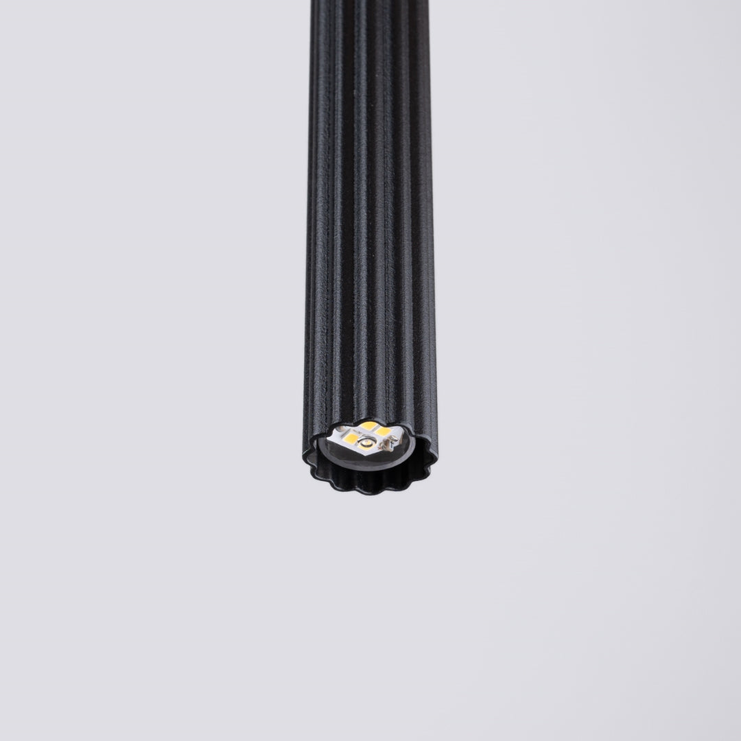 Argentia Ribbed Tube Pendant Light