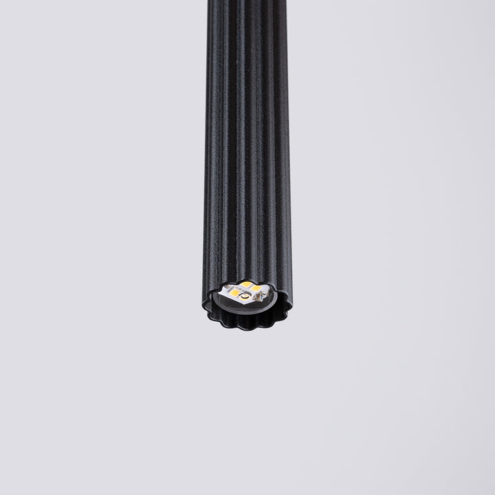 Argentia Ribbed Tube Pendant Light