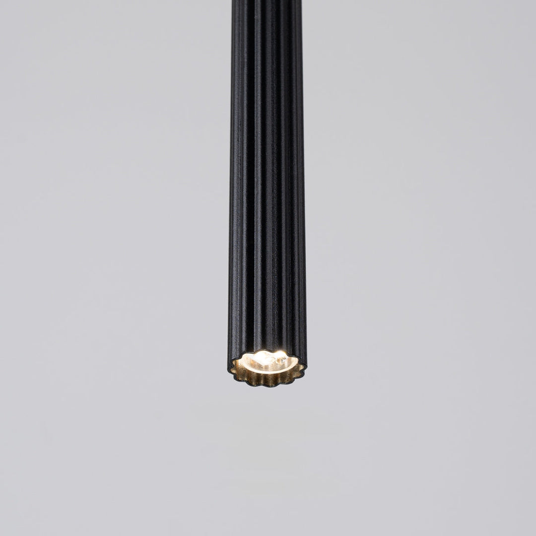 Argentia Ribbed Tube Pendant Light