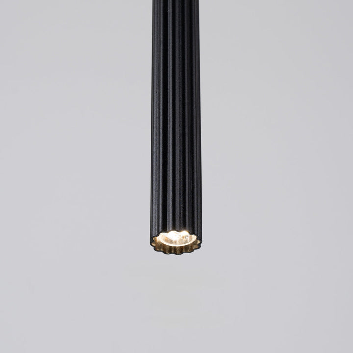 Argentia Ribbed Tube Pendant Light