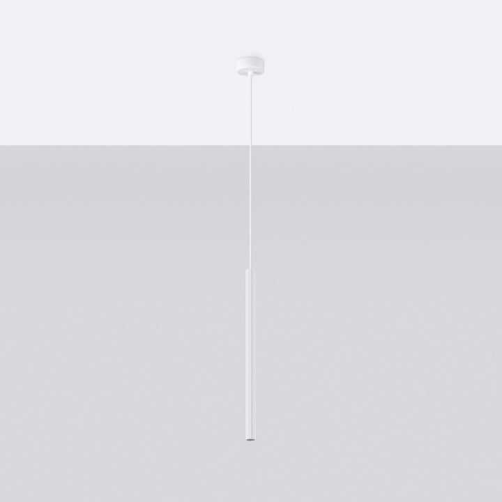 Argentia Ribbed Tube Pendant Light