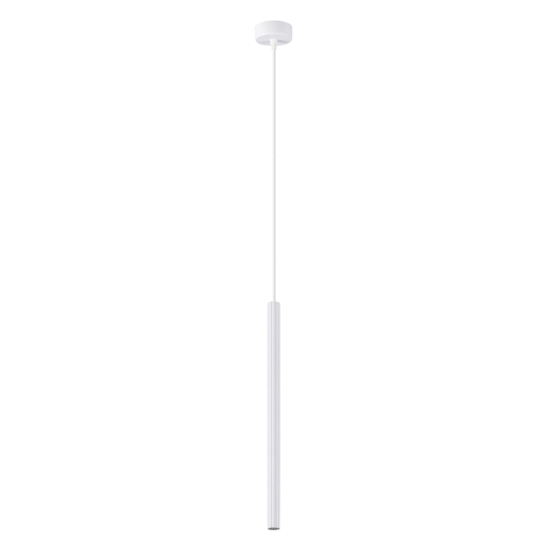 Argentia Ribbed Tube Pendant Light
