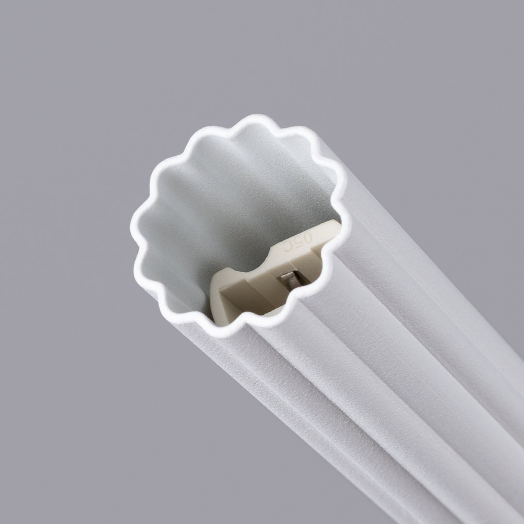 Argentia Ribbed Tube Pendant Light