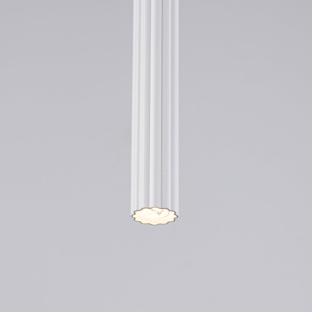 Argentia Ribbed Tube Pendant Light