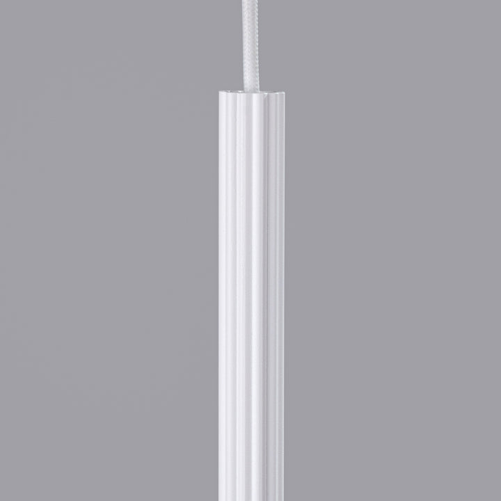Argentia Ribbed Tube Pendant Light