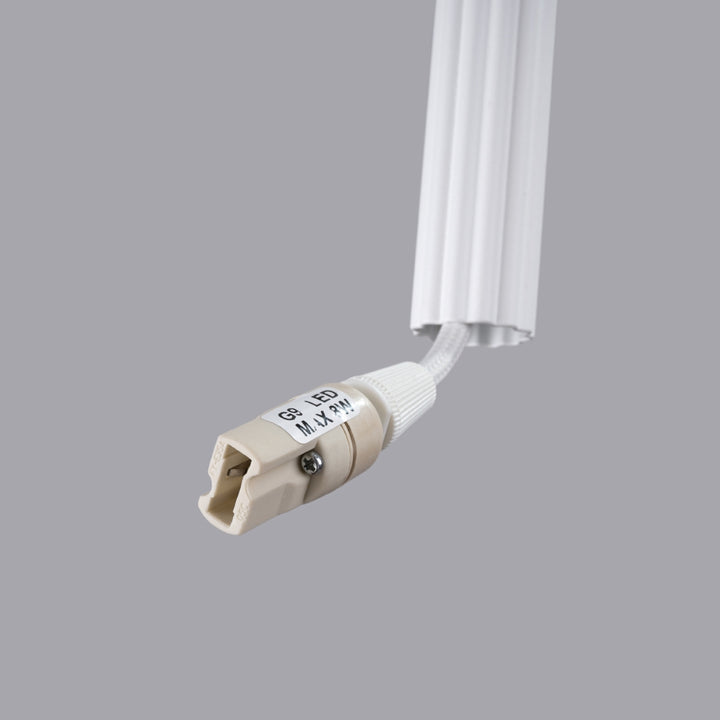 Argentia Ribbed Tube Pendant Light