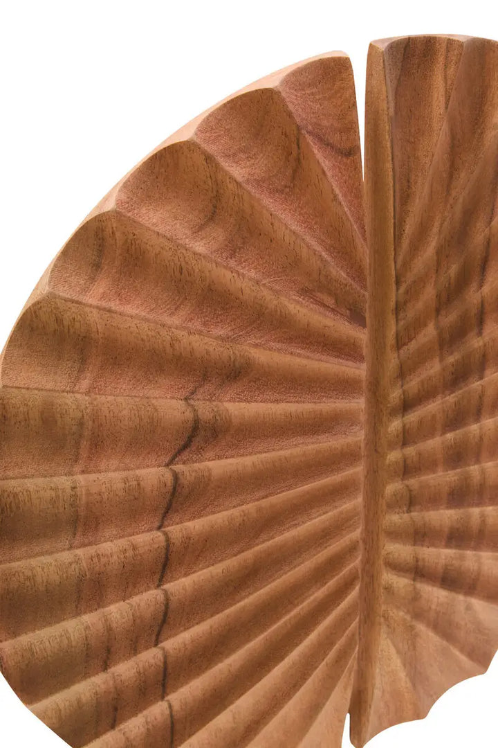 Natural Wooden Sculpture On Stand