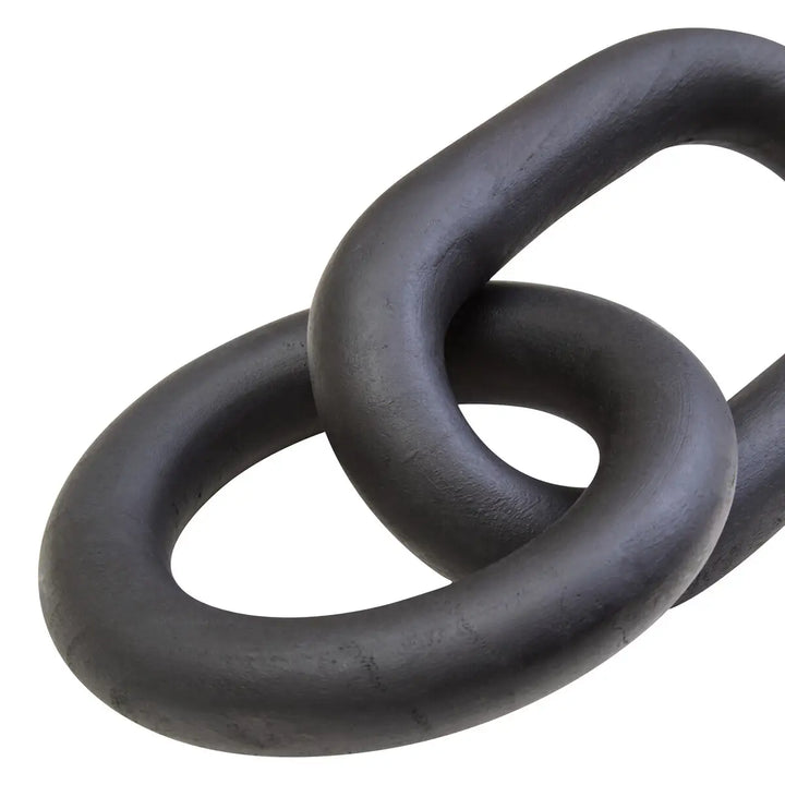Wooden Chain Link Sculpture - 3 COLOURS