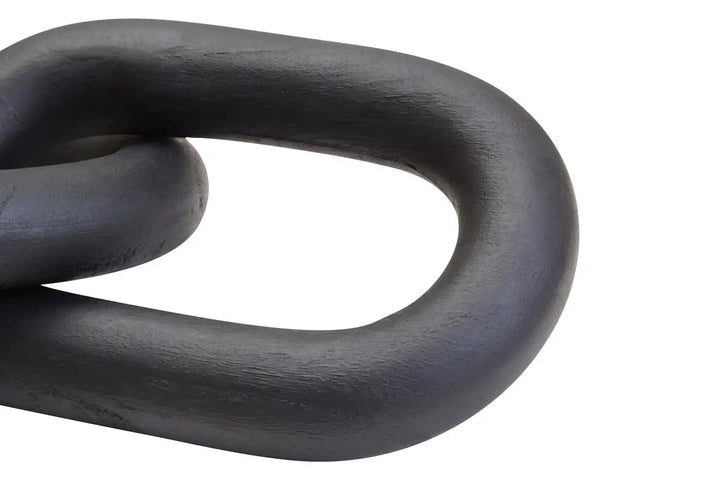 Wooden Chain Link Sculpture - 3 COLOURS