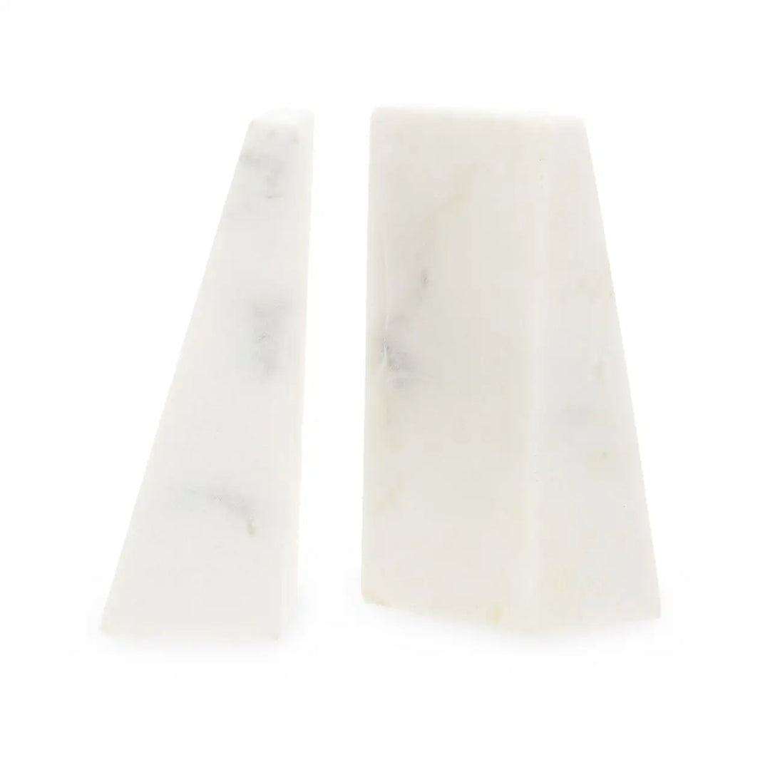 Triangular Marble Bookends