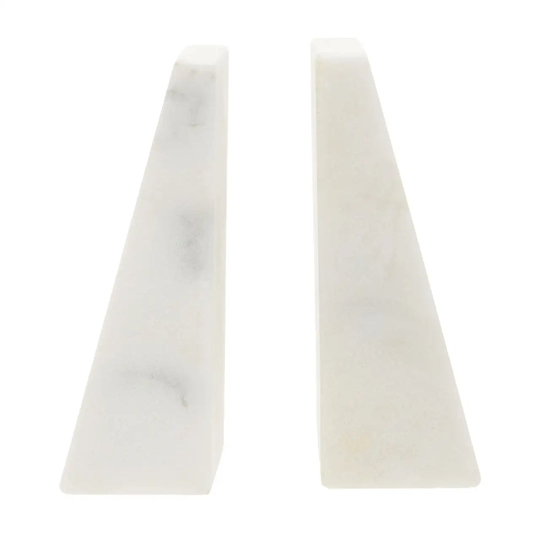 Triangular Marble Bookends