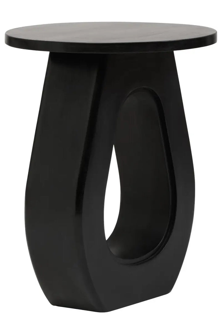 Modern Wooden Black Accent Table