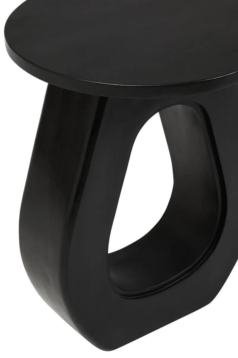 Modern Wooden Black Accent Table