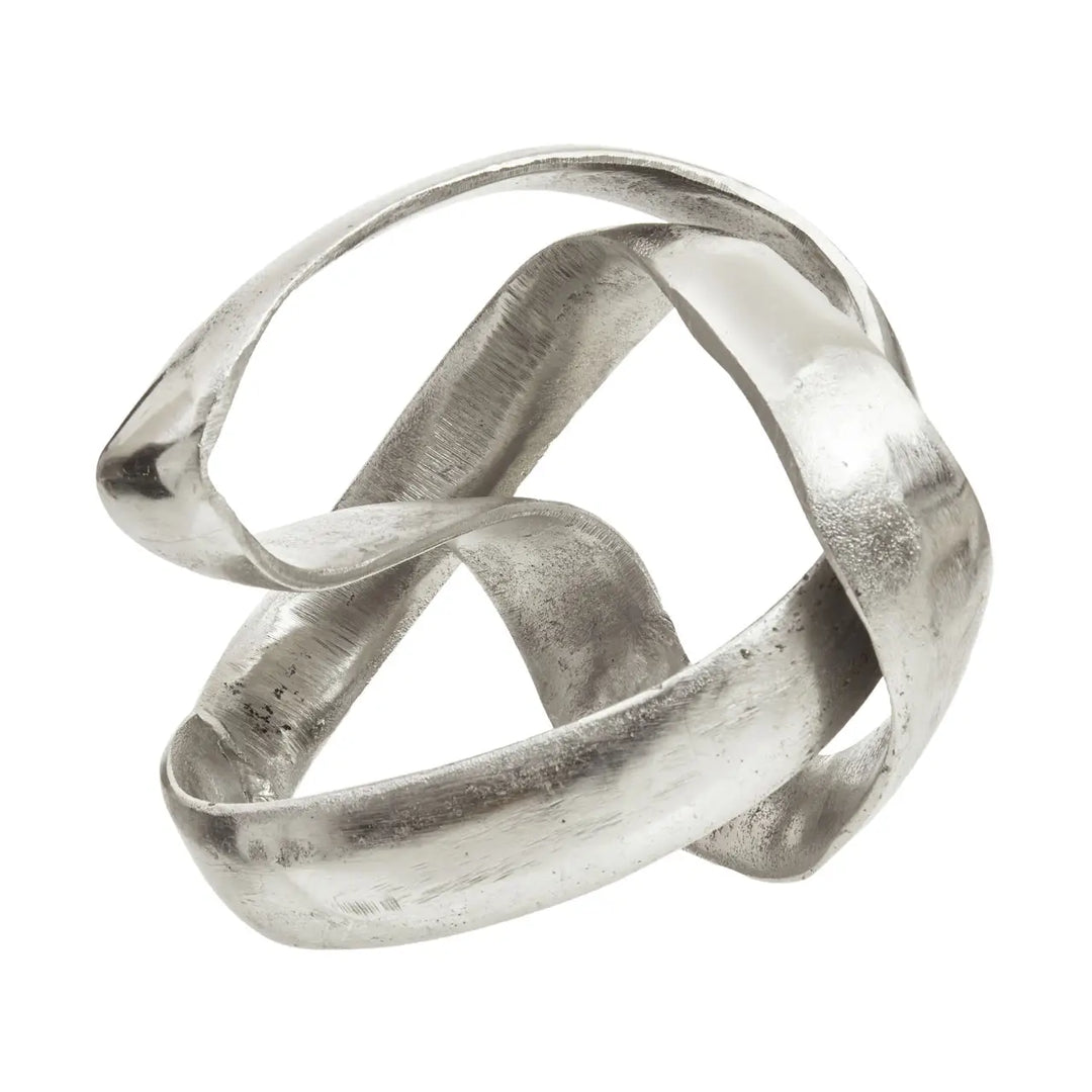 Silver Knot Sculpture