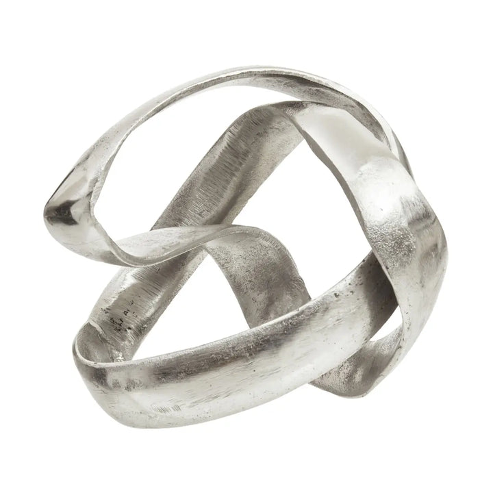 Silver Knot Sculpture
