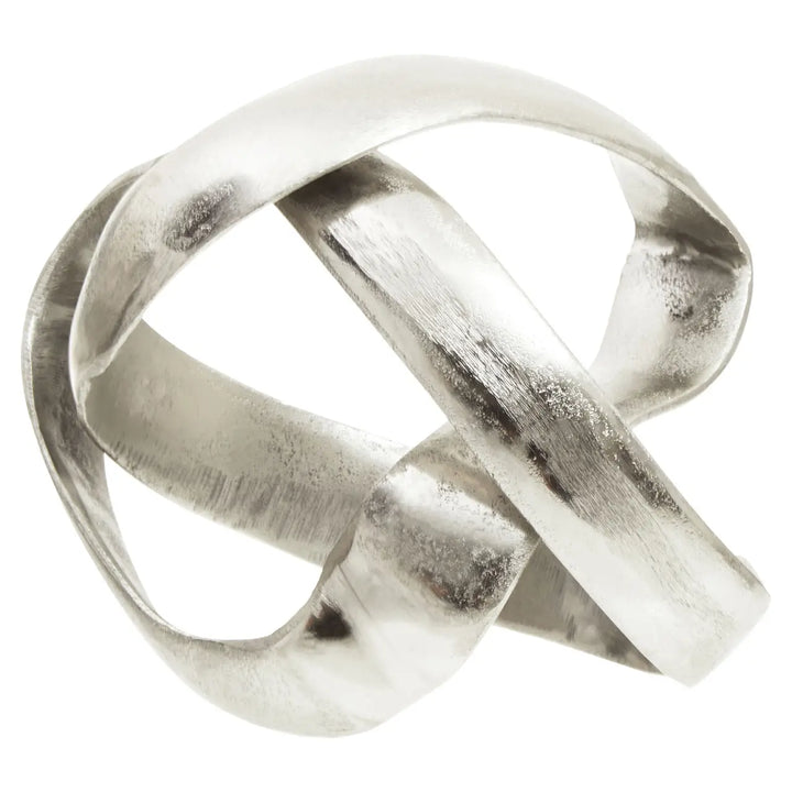 Silver Knot Sculpture